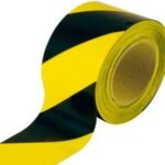 Cinta demarcación amarillo negro