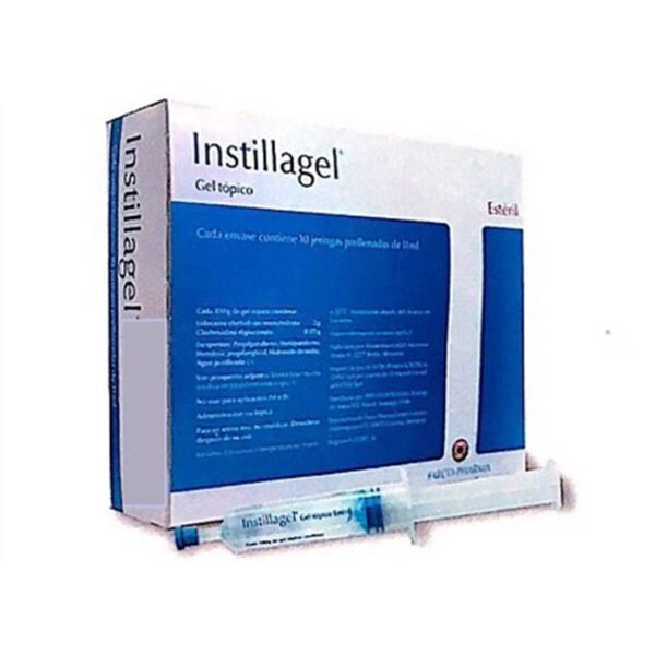 INSTILLAGEL Gel Tópico Estéril, 1 Jeringa Prellenada estéril de 11 ml