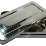 CAJA AC INOX LISA CON SEGURO HA-WERKE 20 X 10 X 4 CM