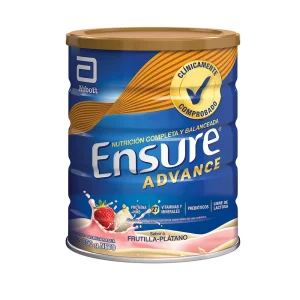 Ensure advance 850gr (Sabor Frutilla Platano)