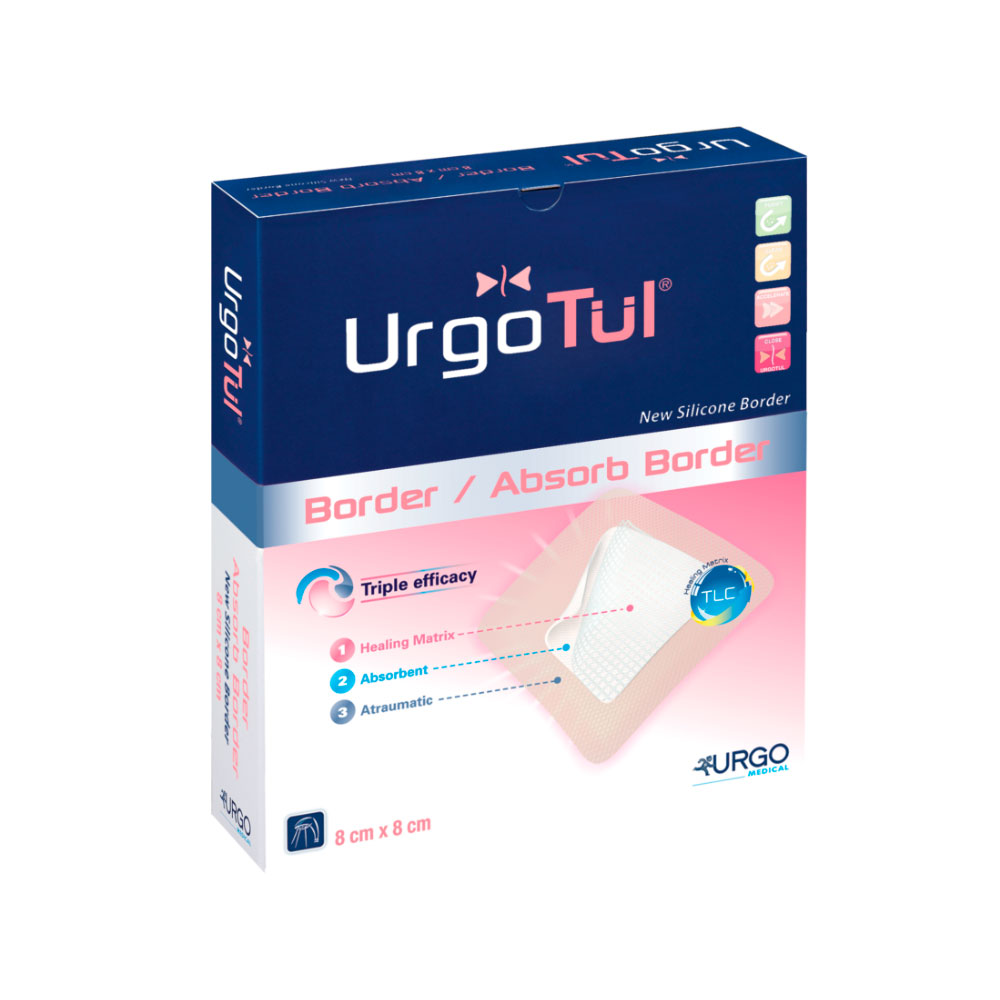 Urgotul Absorb Border Silicona 13x13cm Urgotul Absorb Border Silicona 13x13cm (Caja 10 unidades) - Imagen 1